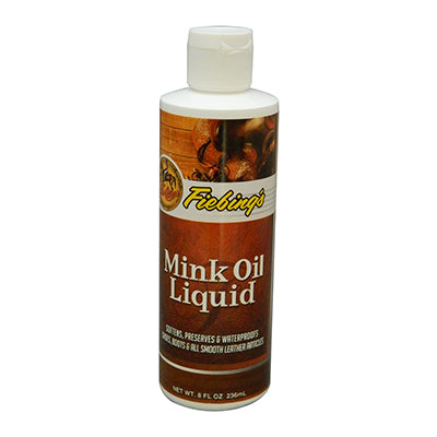 Mink Oil Liquid 8 oz