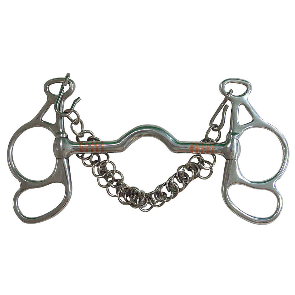 Butterfly Medium Port 2 Loop Driving Horse Bit — Meader Supply Corp.