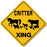 Critter X-ing Sign