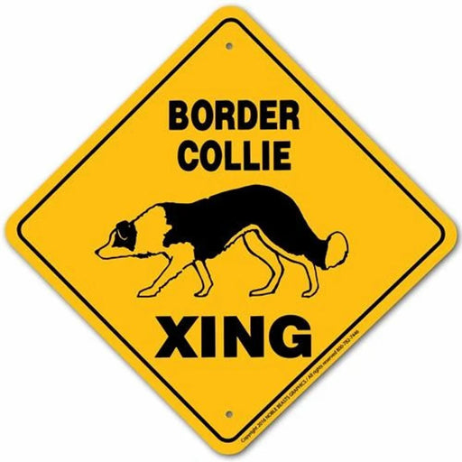 Border Collie X-ing Sign