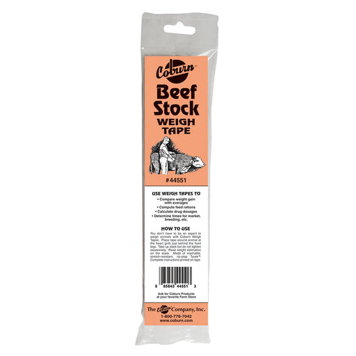 Beef Stock Weigh Tape