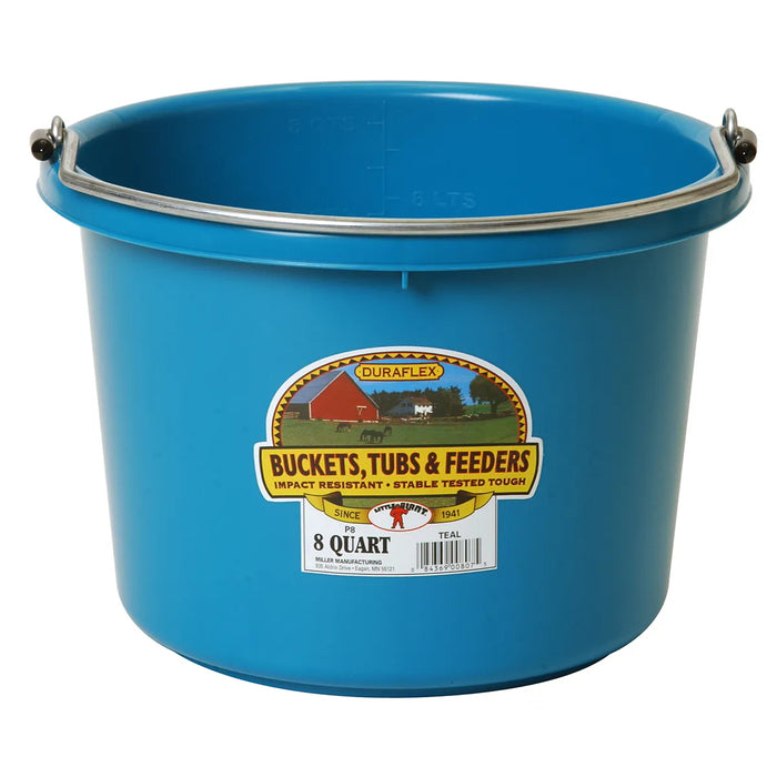 Plastic Round Bucket Duraflex 8 quart