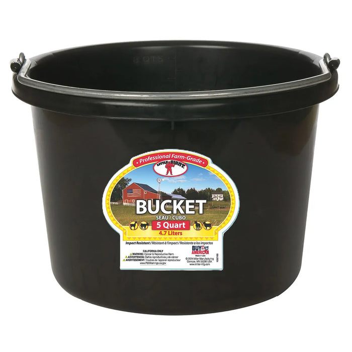 Plastic Round Bucket Duraflex 8 quart