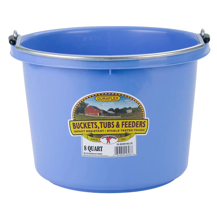 Plastic Round Bucket Duraflex 8 quart