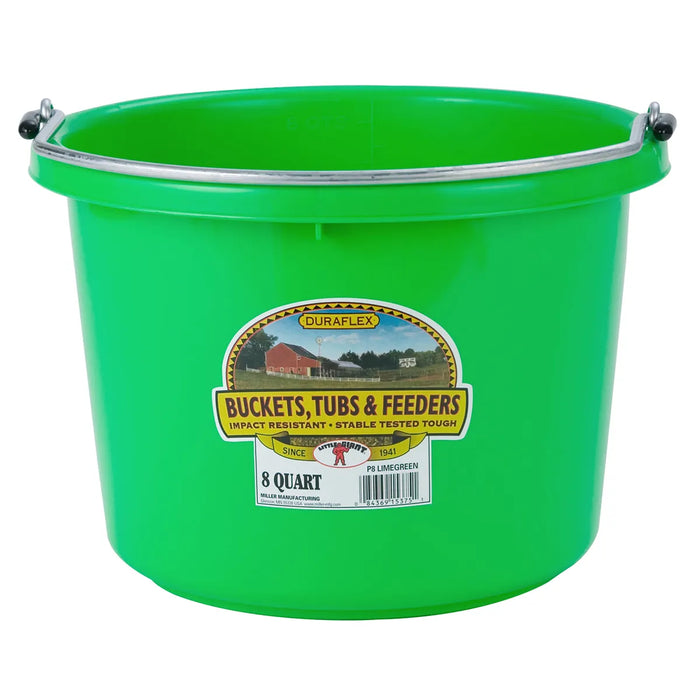 Plastic Round Bucket Duraflex 8 quart