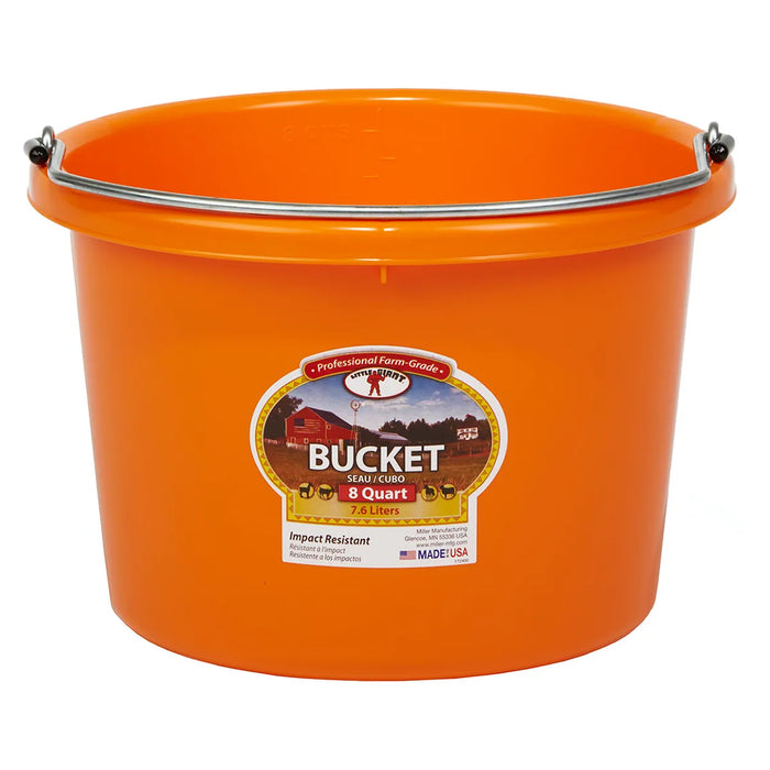 Plastic Round Bucket Duraflex 8 quart
