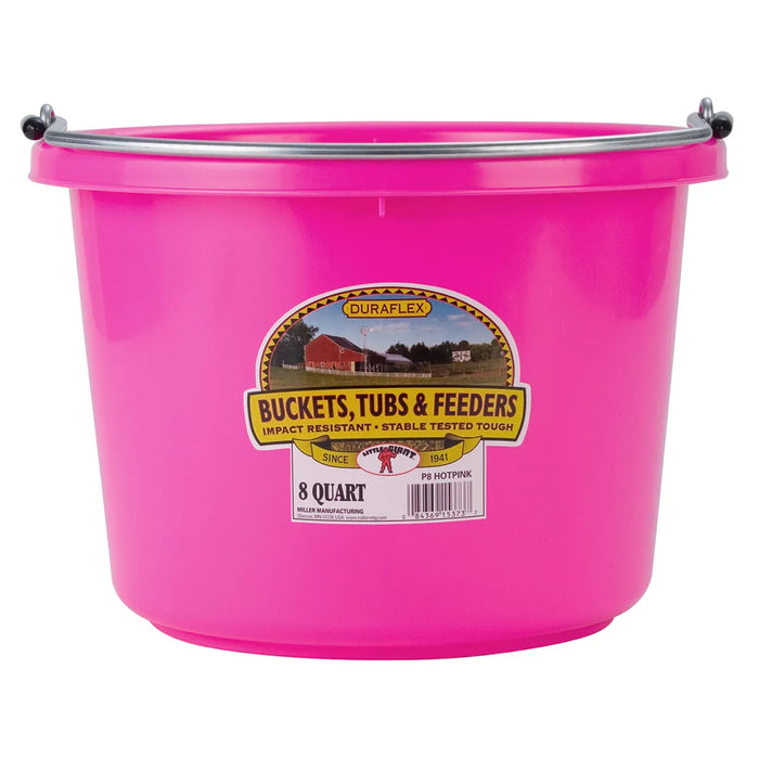Plastic Round Bucket Duraflex 8 quart