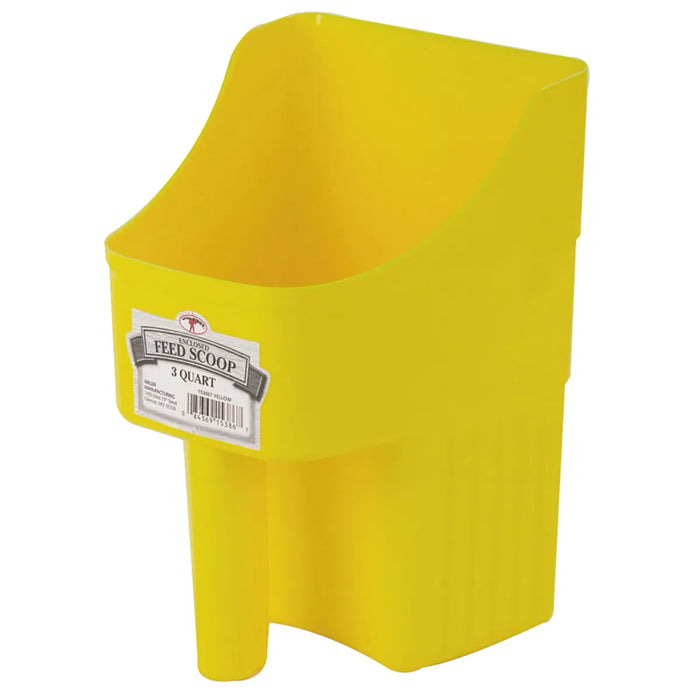 Enclosed Plastic Feed Scoop