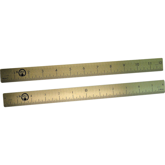 Brass Hoof Balance Ruler 12"