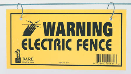Warning Sign Electric Fence
