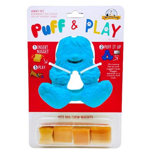 Yeti Puff & Play Dog Toy