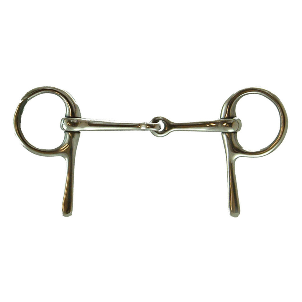 Mini Half Cheek Snaffle Driving Bit with Malleable Iron