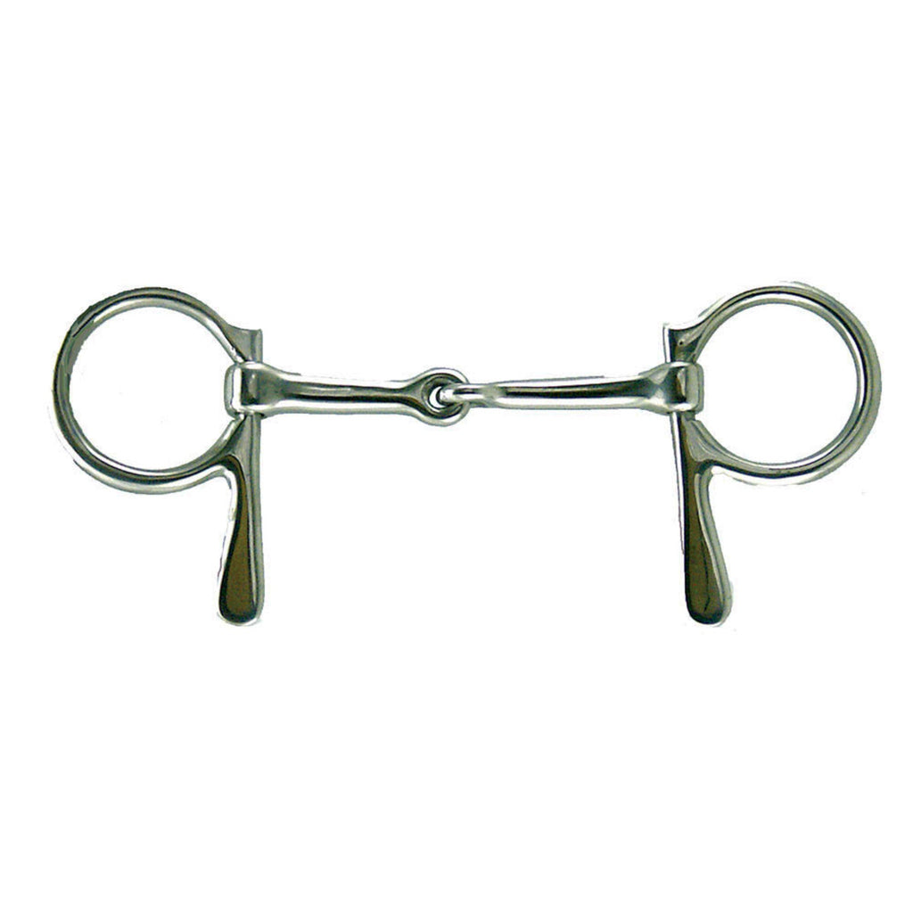 Mini Half Cheek Snaffle Bit with Malleable Iron (4 1/4")