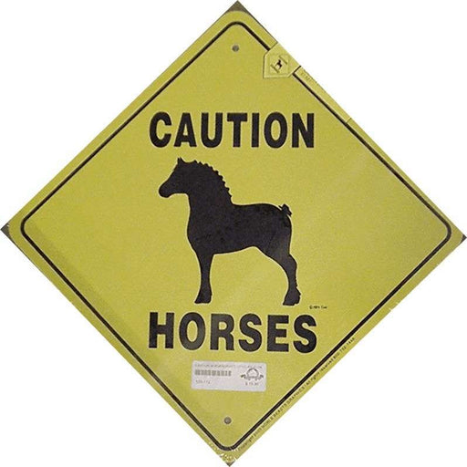Caution Horses(Draft) Sign