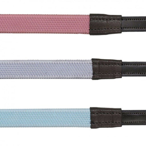 Camlot Colorful Rubber Covered Reins
