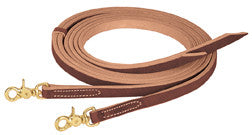 Leather Riding Reins w/Snap End
