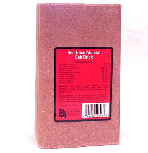 Red Trace Mineral Salt Brick