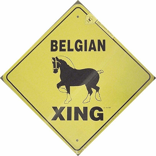 Belgian X-Ing Sign