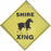 Shire X-Ing Sign