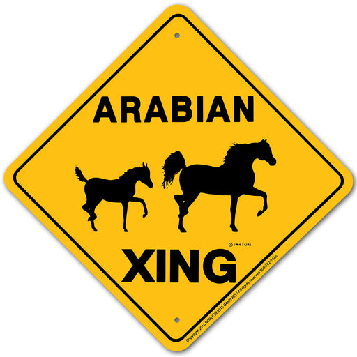 Arabian X-ing Sign