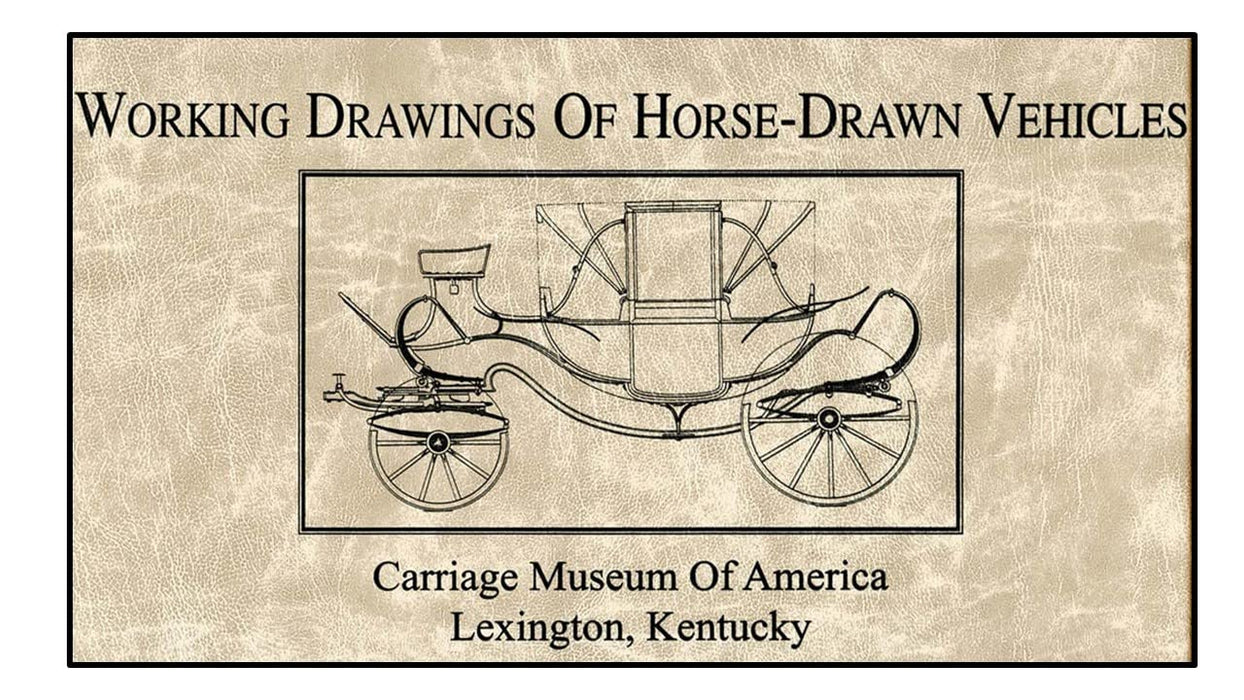 "Working Drawing of Horse-Drawn Vehicles" Book