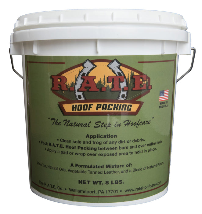 Hoof Packing, R.A.T.E 1 Gal Bucket- 8 lbs